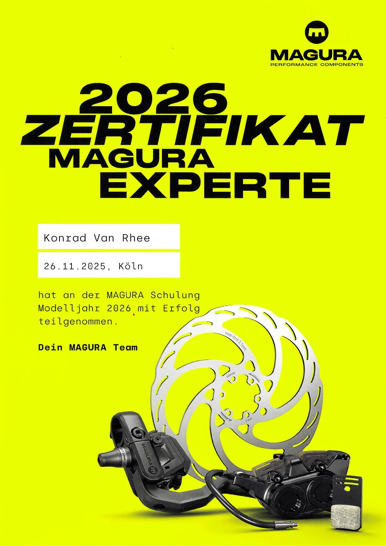 Zertifikate von Profis von Der Radladen Bergneustadt