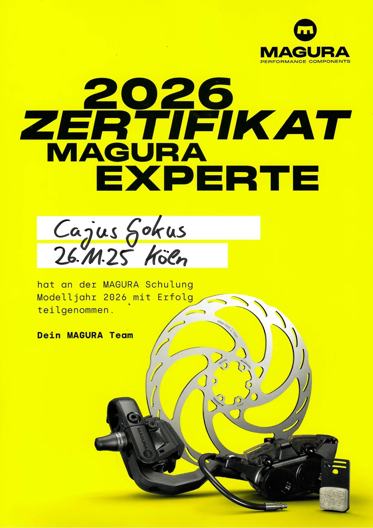 Zertifikate von Profis von Der Radladen Bergneustadt